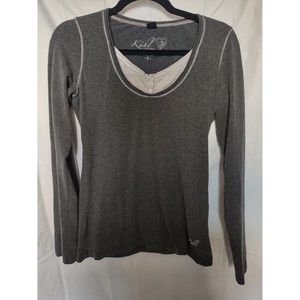 Kuhl grey long sleeve tee shirt
